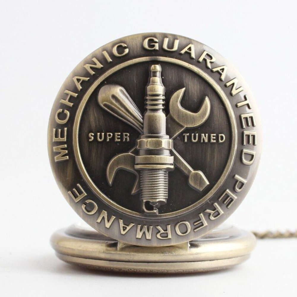 Mechanic Pocket Watch NEW Gift for Auto Car Worker - Picture 6 of 6